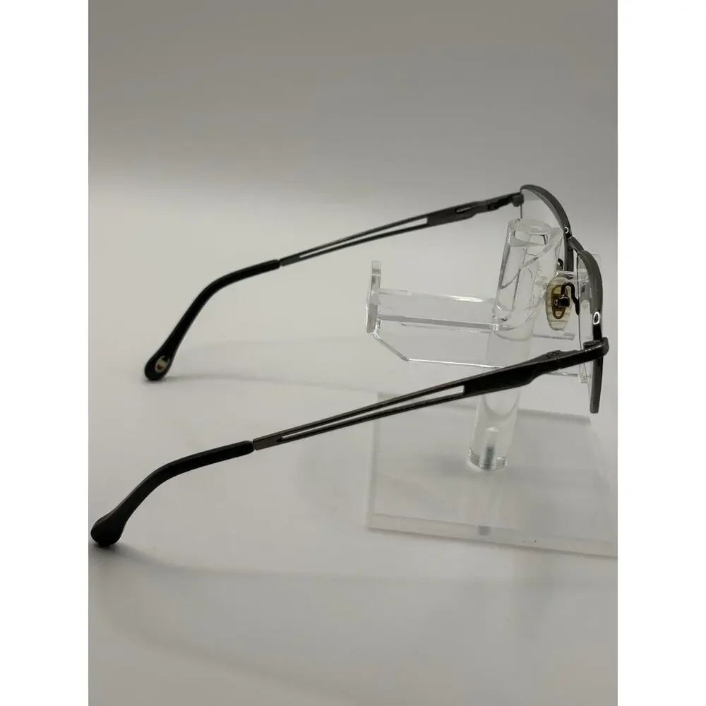 Champion Gray Rectangular Metal Eyeglasses Frames 54-18 Optical Unisex